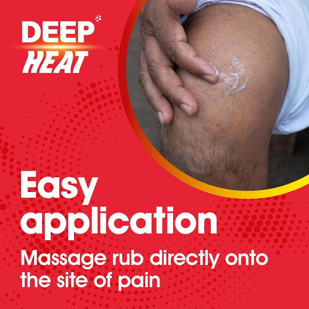 Deep Heat™ - Rub Fast Pain Relief Cream For Muscle pain, Joint stiffness, and Soreness (Buy 1 Get 1 Free🔥🔥)
