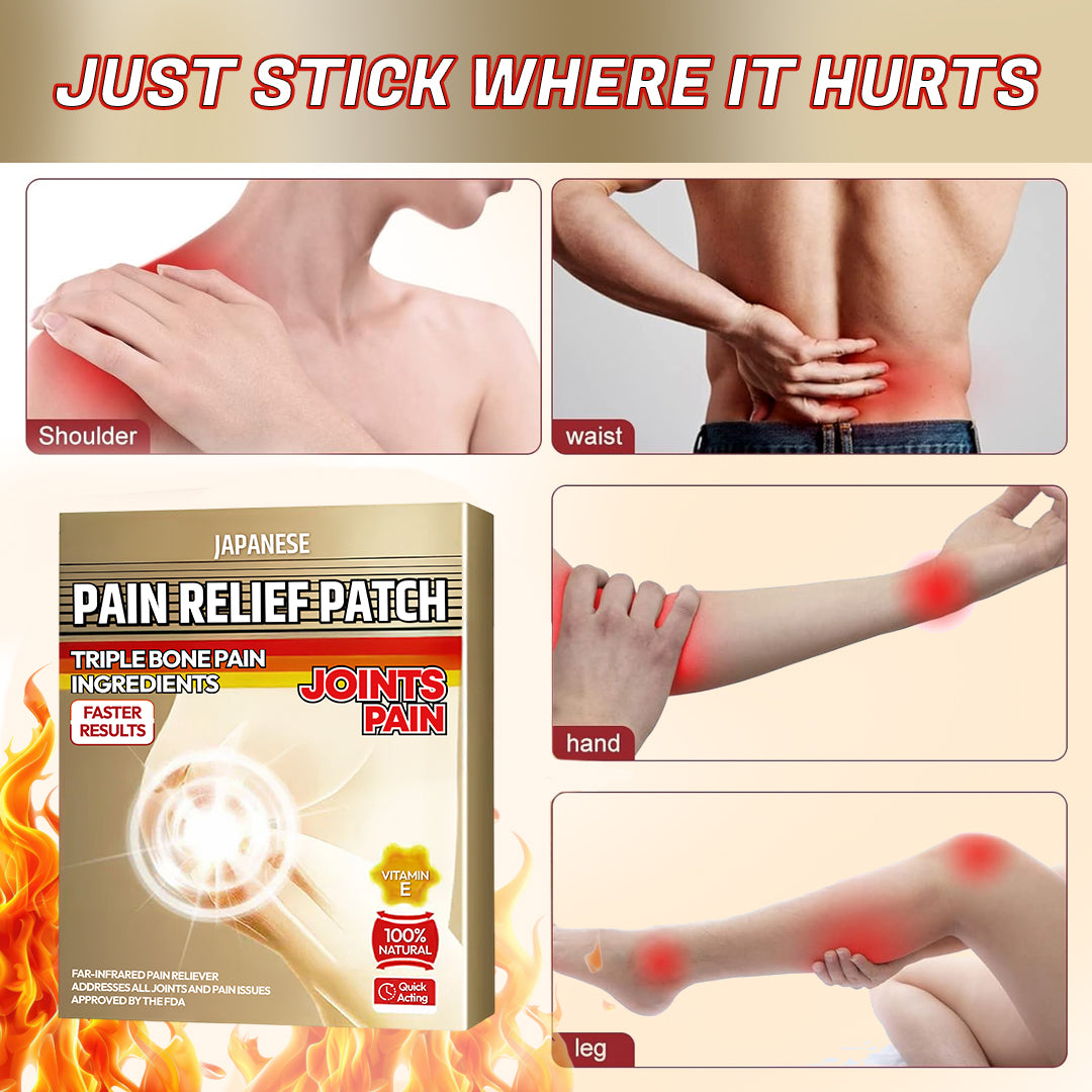 QuickRelief™ - Japanese Pain Relief Patch for Joint Pain (Buy 1 Get 1 Free 🔥🔥)