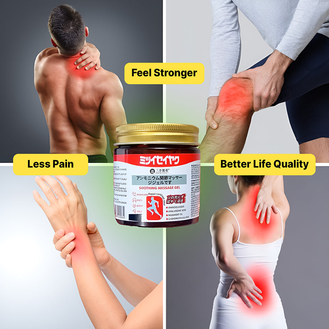 QuickRelief™ - Japanese Instant Pain Relief Soothing Massage Gel 🌸✨ (Buy 1 Get 1 Free🔥🔥)