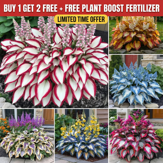 🔥 Premium Hosta Flower Seeds (Buy 1 Get 2 Free + Free Plant Booster )