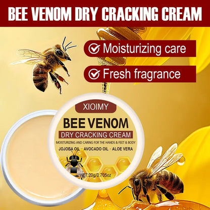 BeeRelief™ - Bee Venom Dry Crack Cream 🐝✨  | Deep Moisturizing & Hydrating for Hands, Feet & Body