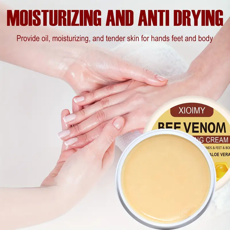 BeeRelief™ - Bee Venom Dry Crack Cream 🐝✨  | Deep Moisturizing & Hydrating for Hands, Feet & Body